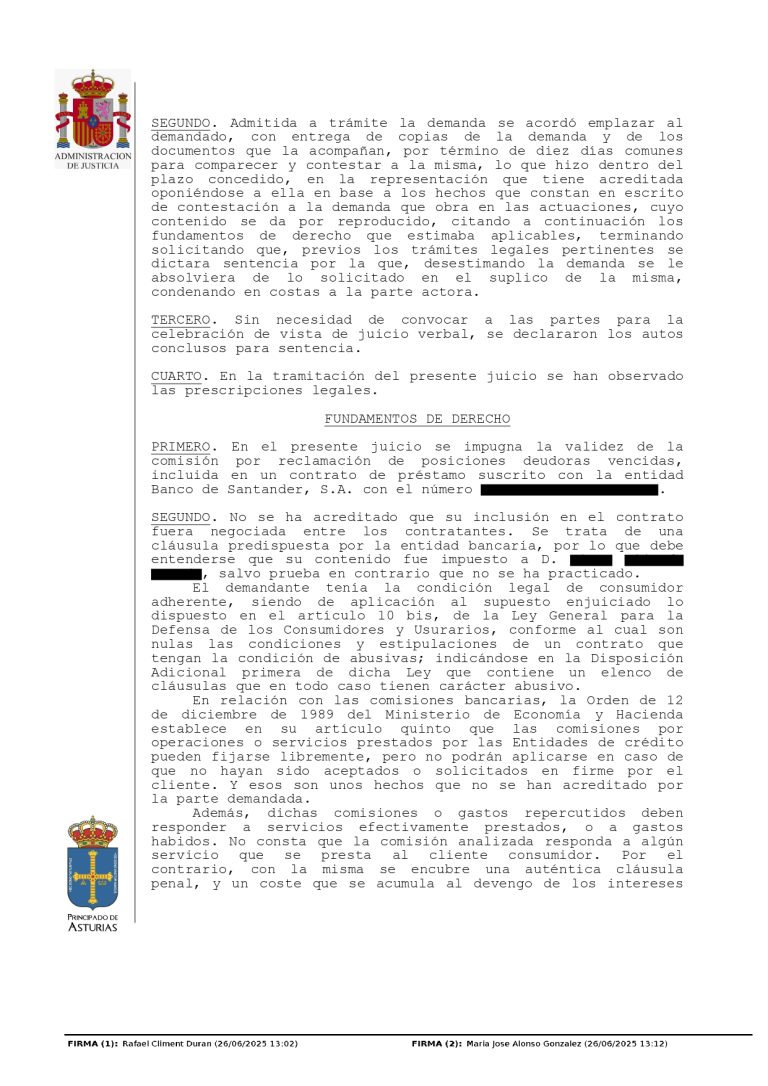 SENTENCIA ESTIMA NUESTRA DEMANDA (DESEST EXCEPCION COSAS JUZ) IMPONE COSTAS A CONTRARIO LOPD_page-0002