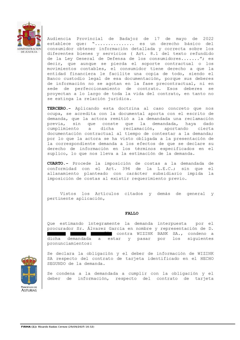 SENTENCIA ESTIMA INTEGRAMENTE NUESTRA DEMANDA. IMPONE COSTAS AL CONTRARIO -3 LOPD_page-0006